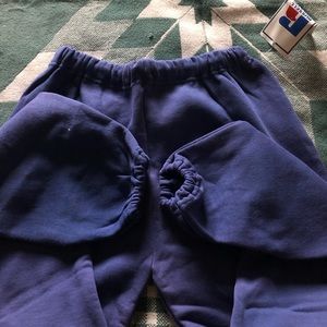 Russell athletic youth XL sweatpants blue